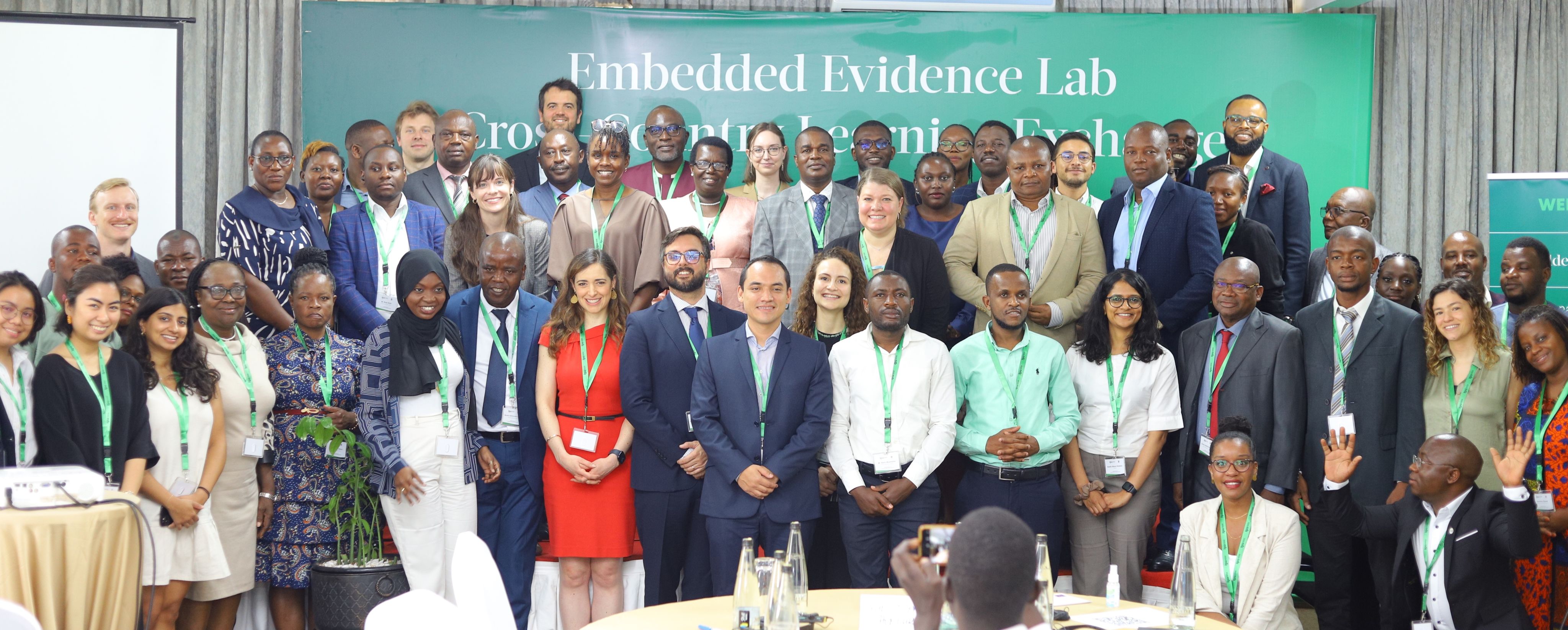 Group photo of attendees at the Embedded Labs Cross-Country Learning Exchange workshop in Uganda