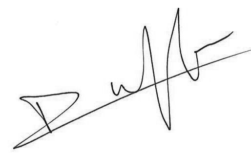 Annie Duflo's electronic signature