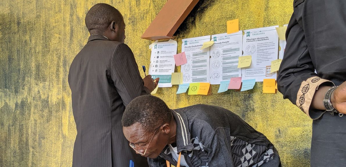 A photo of men that is featured in the Prevention Collaborative programme summary publication